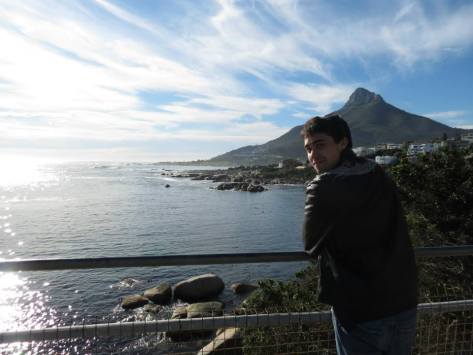 Besser visits Cape Town.  Photo: Courtesy of Sam Besser.