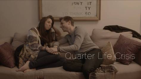Quarter Life Crisis, a short film directed by Sam Besser.  Pictured are Alyson Lange and Adam Fontana.   Photo: Courtesy of Sam Besser.